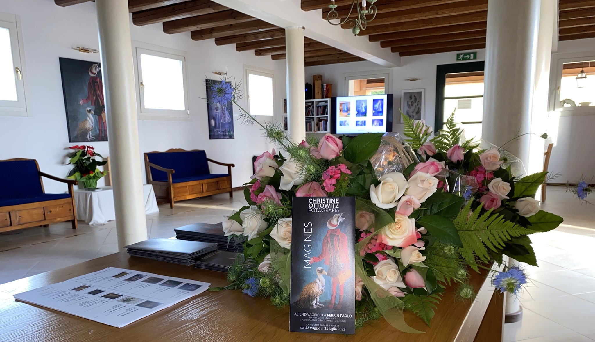 Christine Ottowitz mostra personale a Camino al Tagliamento Vini Ferrin Azienda Agricola